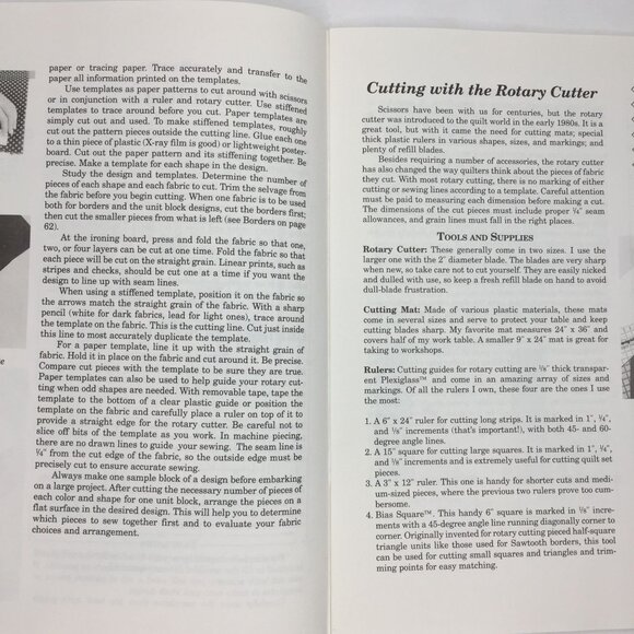 Vintage 1989 Stars And Stepping Stones Quilt Book Marsha McCloskey Pattern Ideas - Picture 4 of 9